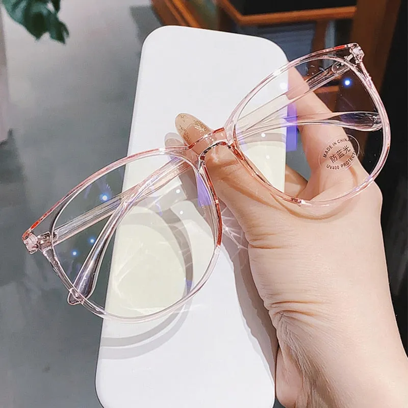 Women & Men Computer Anti Blue Light Myopia Blocking Glasses