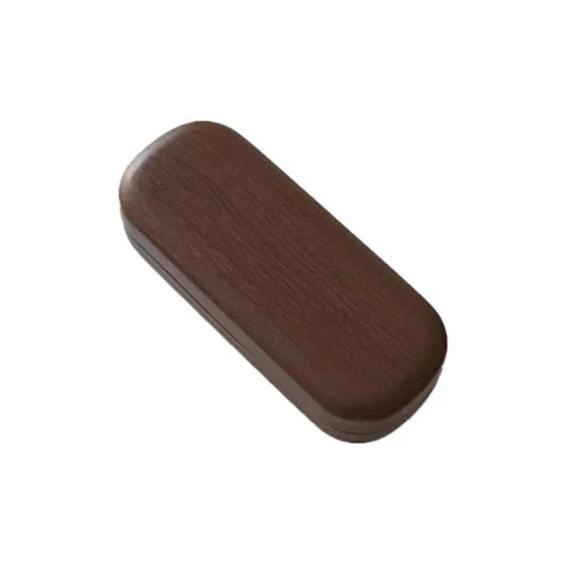 Wood Grain Anti-pressure and Anti-fall Glasses Case