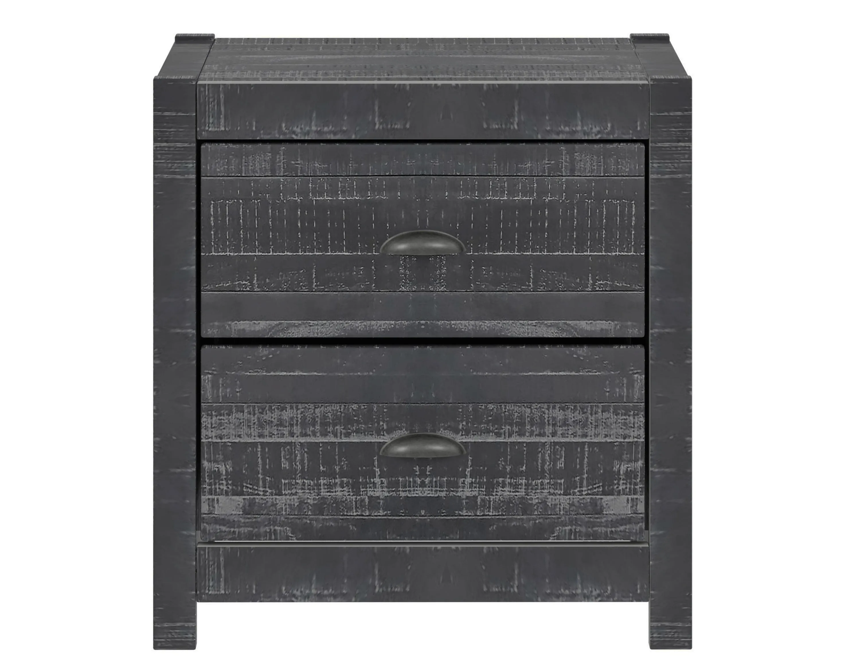 Yeti Solid wood Nightstand - Grey