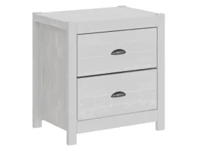 Yeti Solid wood Nightstand - White