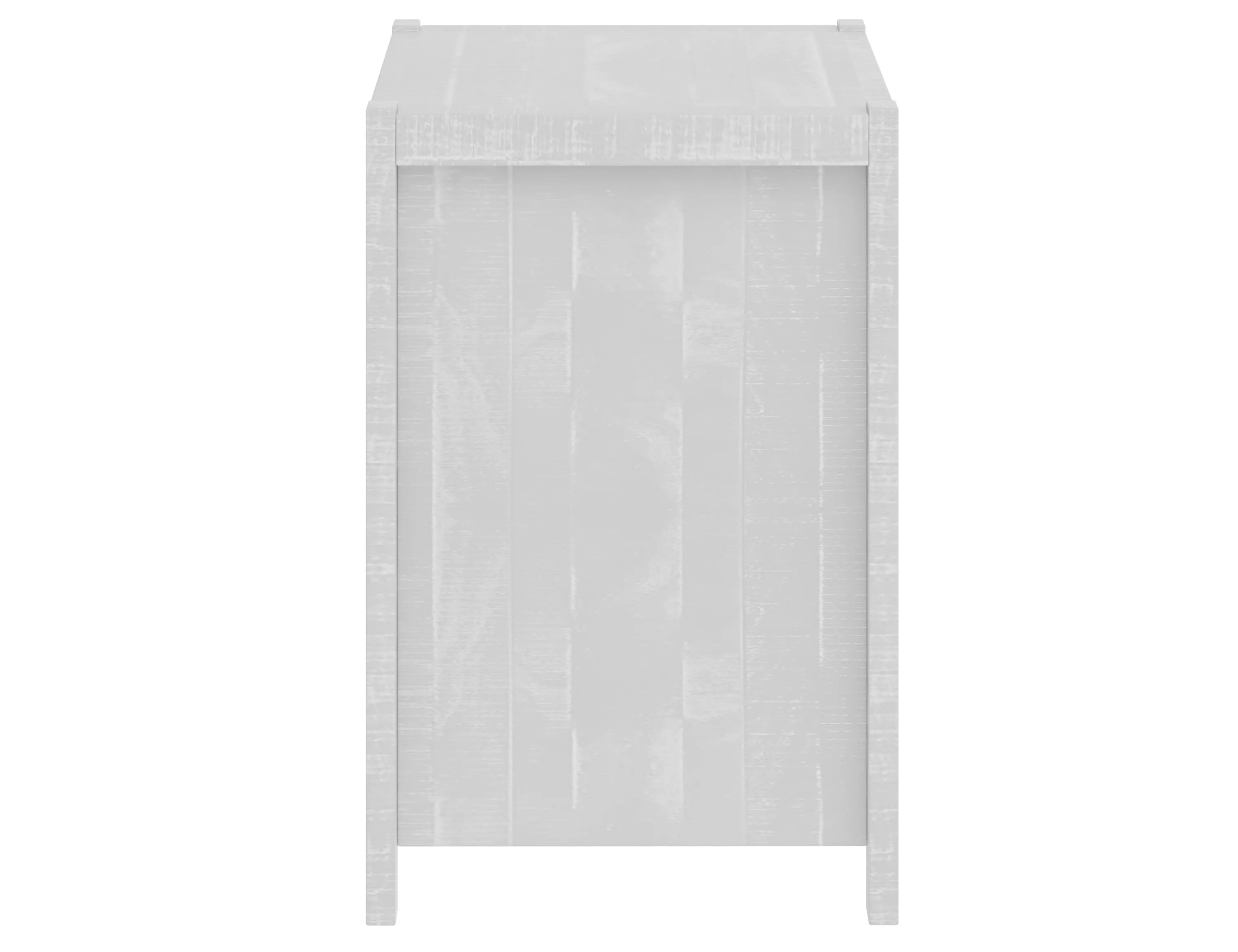 Yeti Solid wood Nightstand - White